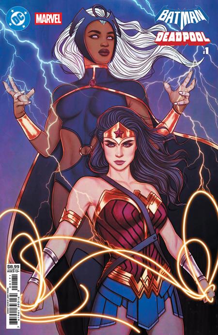 DC Marvel Batman Deadpool #1  | One Shot  H Jenny Frison Wonder Woman Storm Card Stock Var