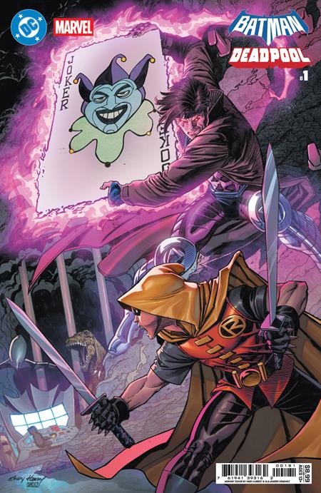 DC Marvel Batman Deadpool #1  | One Shot  I Andy Kubert Damian Wayne Gambit Card Stock Var