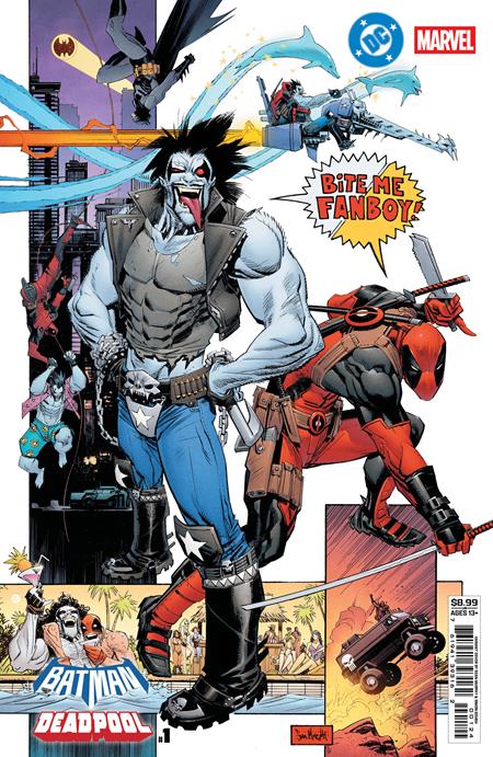 DC Marvel Batman Deadpool #1  | One Shot  M Sean Gordon Murphy Lobo Deadpool Card Stock Var