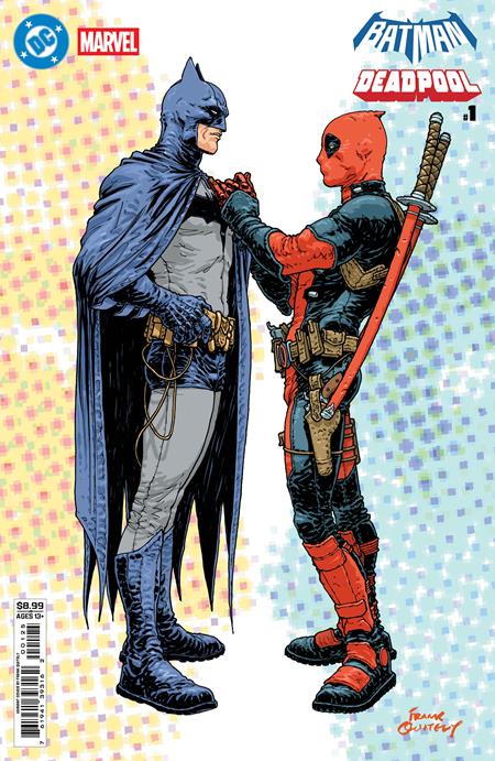 DC Marvel Batman Deadpool #1  | One Shot  N Frank Quitely Batman Deadpool Card Stock Var