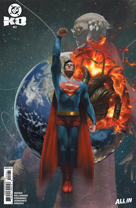 DC K.o. #2 (of 5)  K Inc 1:25 Ariel Colon Card Stock Var