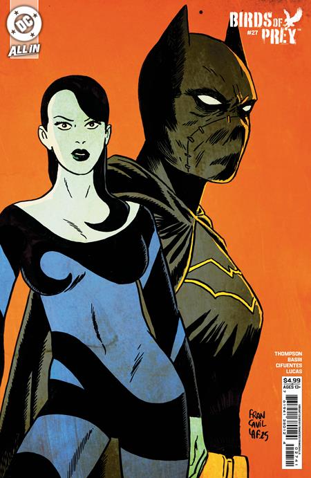 Birds Of Prey #27  D Francesco Francavilla Card Stock Var