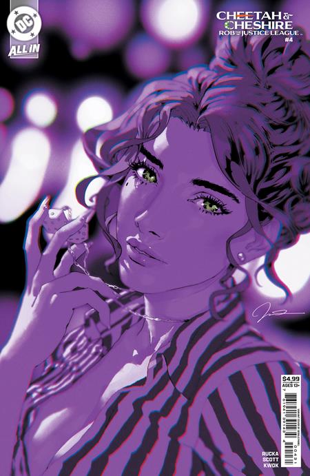 Cheetah And Cheshire Rob The Justice League #4 (of 6)  B Gerald Parel Card Stock Var