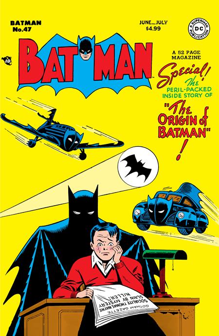 Batman #47 Facsimile Edition  A Bob Kane