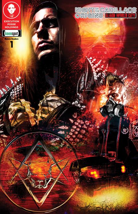 Night Of The Cadillacs Origins Blood World City #1  B Rob Prior & Brian C Roll Var