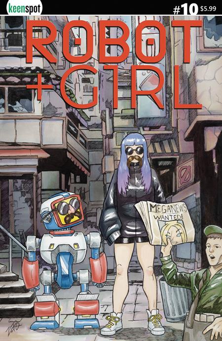 Robot + Girl #10  C Joe Williamson Var