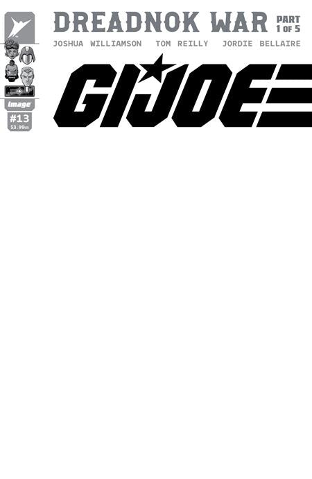 Gi Joe #13  G Blank Sketch Var