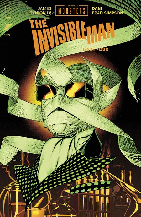 Universal Monsters The Invisible Man #4 (of 4)  B Ryan Sook Var