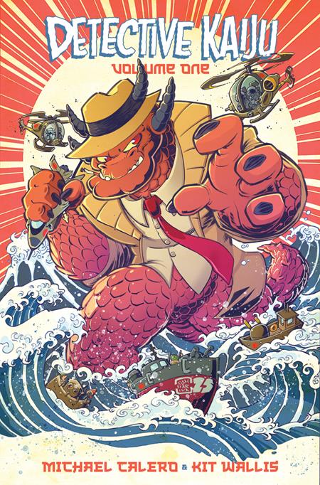 Detective Kaiju  | TPB Vol 01  B Jon Sommariva Var Limited To 1000 Copies Allocations May Occur - Graphic Novels - Image - Pop Weasel