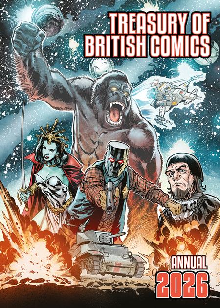 Treasury Of British Comics Annual 2026  | Hardcover Limited To 250 Copies Allocations May Occur - Graphic Novels - Image - Pop Weasel