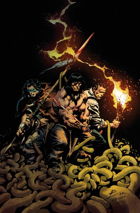Conan The Barbarian Scourge Of The Serpent #4 (of 4)  D Roberto De La Torre Virgin Var