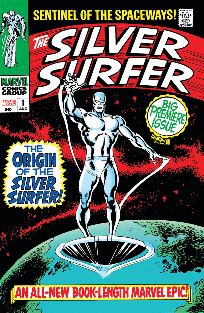 Silver Surfer Omnibus Vol. 1 John Buscema First Issue Cover [New Printing 2] | Hardcover - Image - Graphic Novels - Image - Pop Weasel