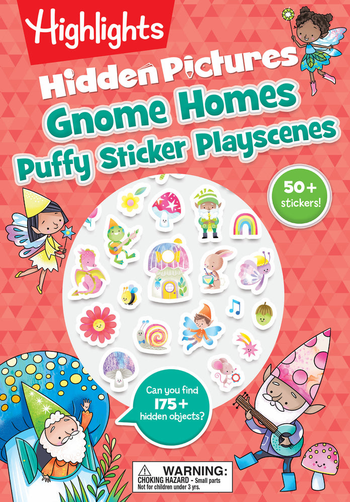 Gnome Homes Hidden Pictures Puffy Sticker Playscenes image - Children/Young Adult - Image - Pop Weasel