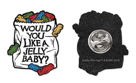 DOCTOR WHO JELLY BABY ENAMEL PIN BADGE - Badges & Pins - Image - Pop Weasel