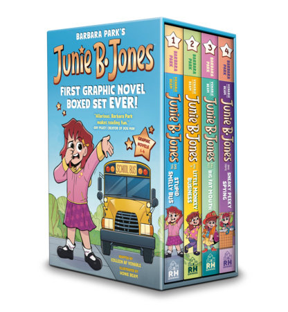 Junie B. Jones First Graphic Novel Boxed Set Ever! (Graphic Novels 1-4) - Graphic Novels - Image - Pop Weasel