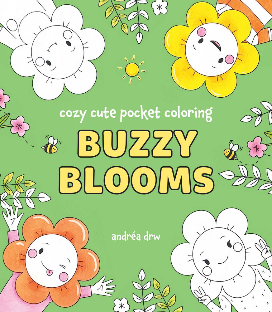 Cozy Cute Pocket Coloring: Buzzy Blooms - Books - Image - Pop Weasel
