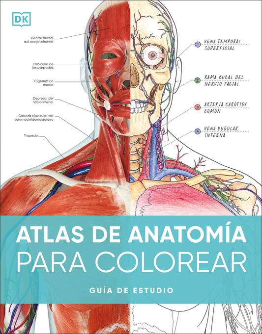 Atlas de anatomía para colorear (The Human Body Coloring Book) | TPB