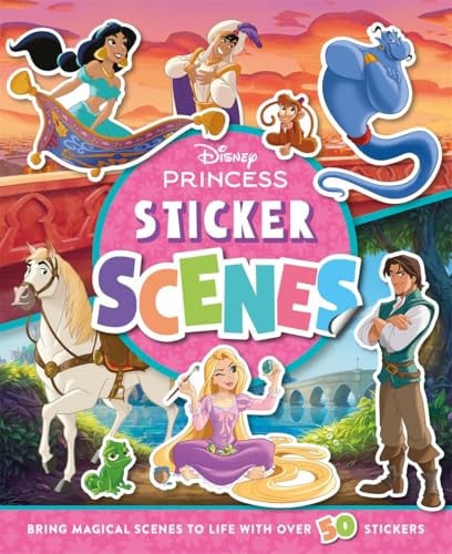 DISNEY PRINCESS: STICKER SCENES - Childrens Books - Image - Pop Weasel