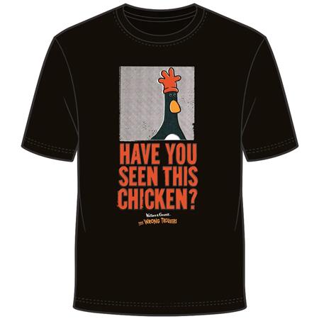 WALLACE & GROMIT FEATHERS WANTED T-SHIRT S - Clothing - Image - Pop Weasel