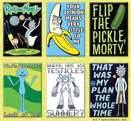 ATA-BOY RICK AND MORTY 12 MAGNET PACK (NET) - Magnets - Image - Pop Weasel