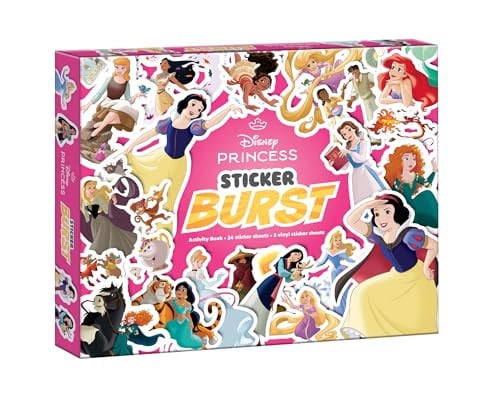 DISNEY PRINCESS: STICKER BURST (STARRING SNOW WHITE) - Childrens Books - Image - Pop Weasel