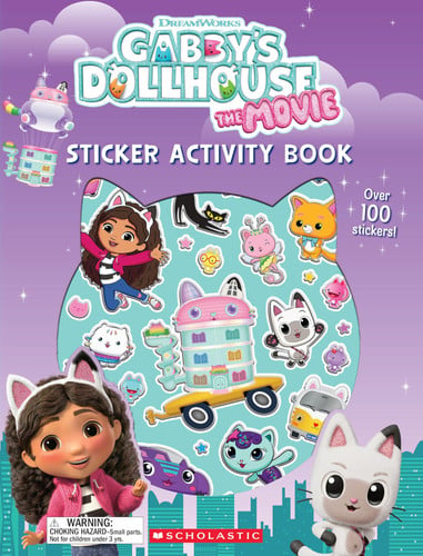 GABBY'S DOLLHOUSE: THE MOVIE STICKER ACTIVITY BOOK (DREAMWORKS) - Childrens Books - Image - Pop Weasel