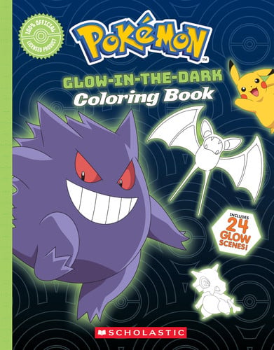 Pokemon Glow-in-the-Dark Coloring Book - Childrens Books - Image - Pop Weasel