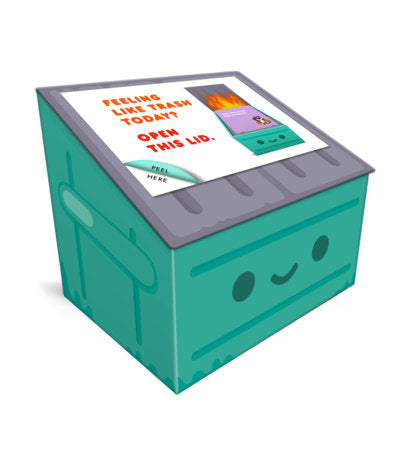 Anti-Affirmations for Your Dumpster Fire Life - Cards - Image - Pop Weasel