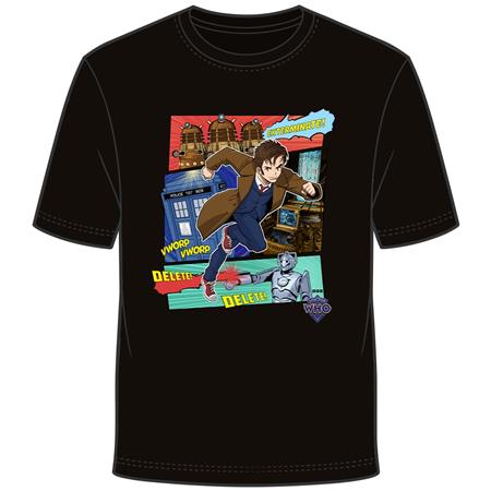 DOCTOR WHO DR MANGA T-SHIRT XL - Clothing - Image - Pop Weasel