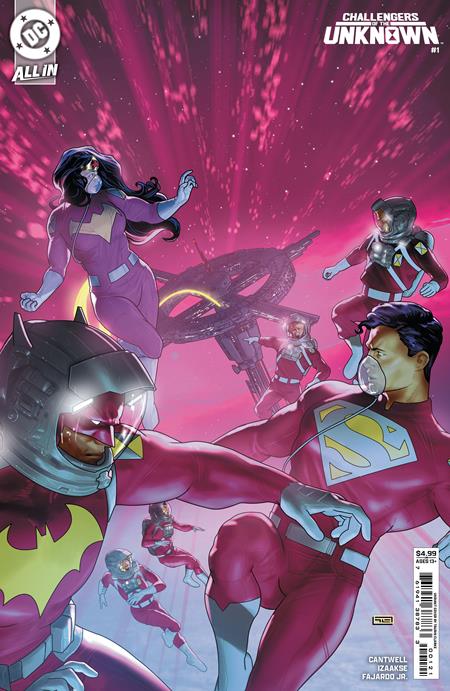 Challengers Of The Unknown #1 (of 6)  B Taurin Clarke Card Stock Var image