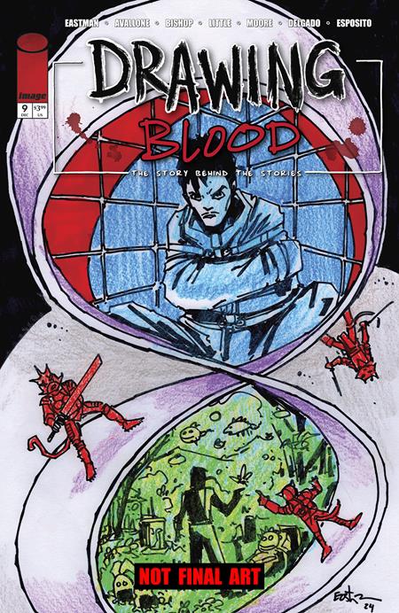 Drawing Blood #9 (of 12)  A Kevin Eastman