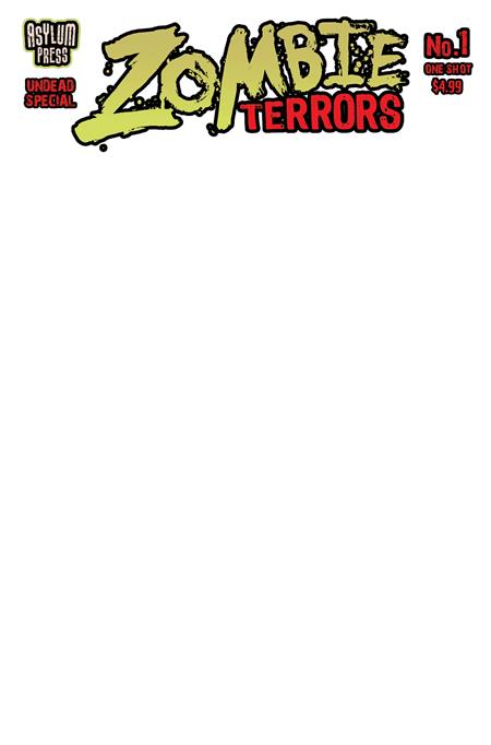 Zombie Terror #1 Undead Special  | One Shot  C Sketch Cover Var (mr) Previously Solicited