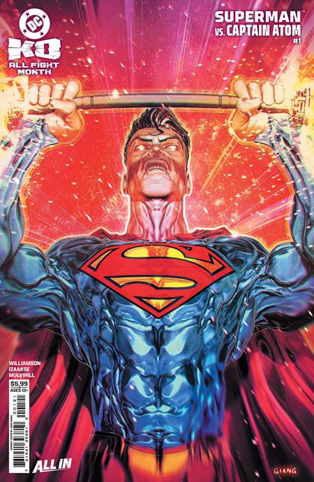 DC K.o. Superman Vs Captain Atom #1  | One Shot  B John Giang Card Stock Var