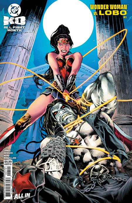 DC K.o. Wonder Woman Vs Lobo #1  | One Shot  E Eddy Barrows Card Stock Var