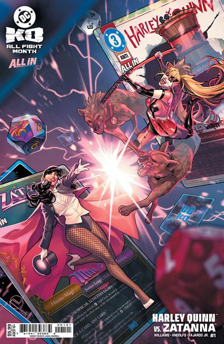 DC K.o. Harley Quinn Vs Zatanna #1  | One Shot  C Jamal Campbell Card Stock Var
