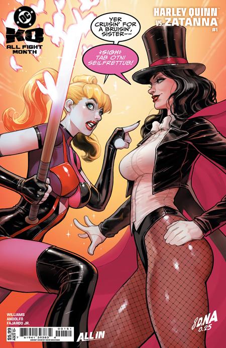 DC K.o. Harley Quinn Vs Zatanna #1  | One Shot  E David Nakayama Card Stock Var