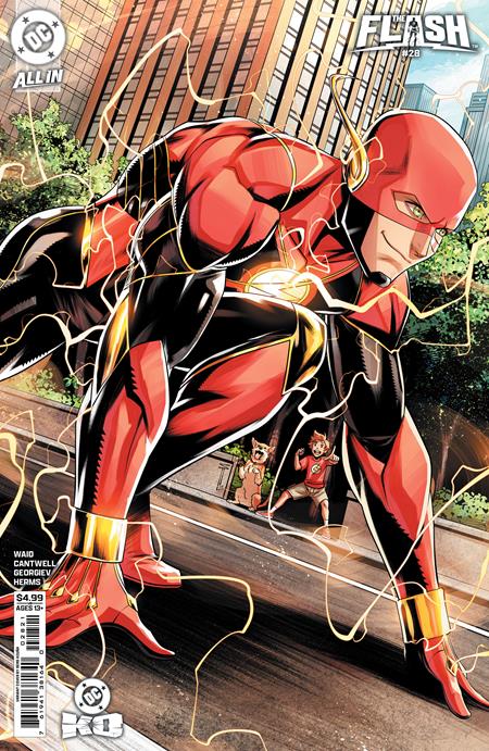 Flash #28  C Serg Acuna Card Stock Var (dc K.o.)