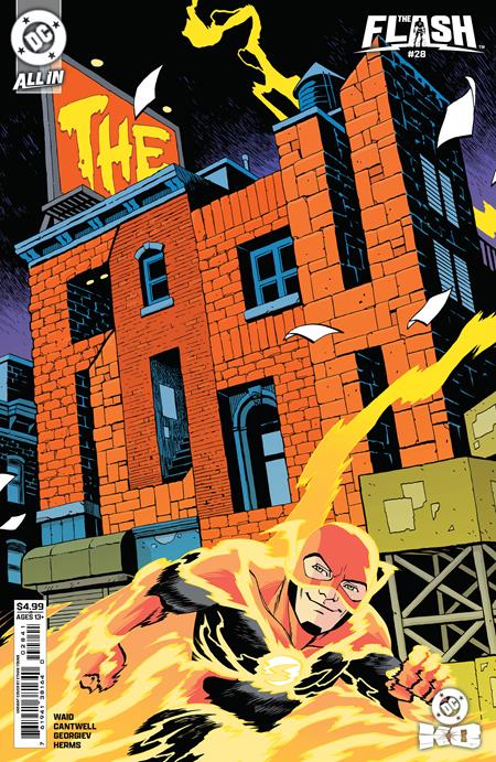 Flash #28  D Ethan Young Card Stock Var (dc K.o.)