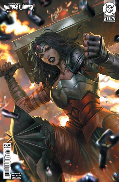Absolute Wonder Woman #15  B Derrick Chew Card Stock Var