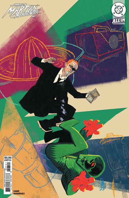 Absolute Martian Manhunter #7  C Werther Dell Edera Card Stock Var