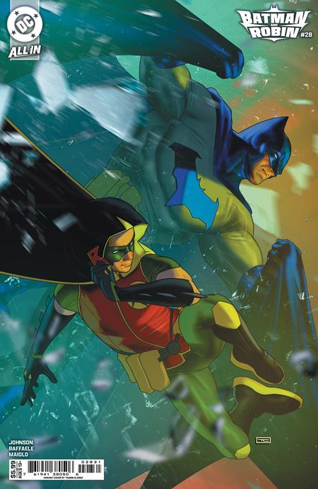 Batman And Robin #28  C Taurin Clarke Card Stock Var