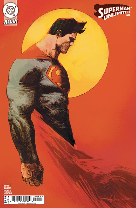 Superman Unlimited #8  E Gerardo Zaffino Card Stock Var
