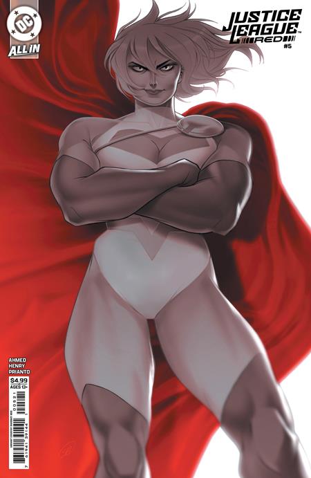 Justice League Red #5 (of 6)  B Sweeney Boo Card Stock Var