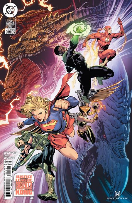 Justice League Vs Godzilla Vs Kong 2 #6 (of 7)  B Carlo Pagulayan Card Stock Var