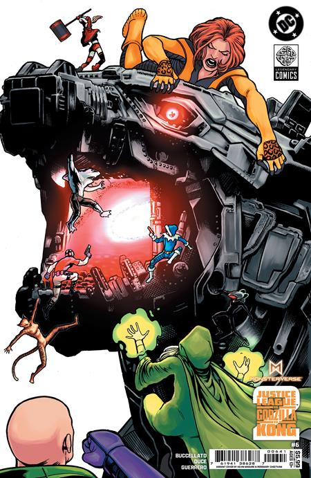 Justice League Vs Godzilla Vs Kong 2 #6 (of 7)  D Kevin Maguire Card Stock Var