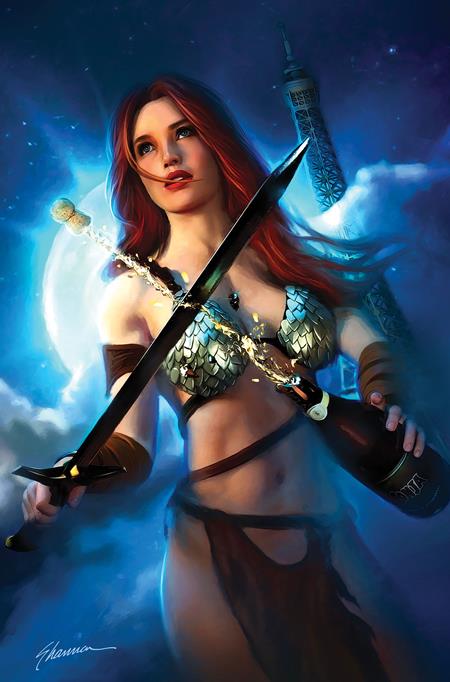 Red Sonja New Years Special 2025 #1  | One Shot  E Shannon Maer Metal Virgin Var