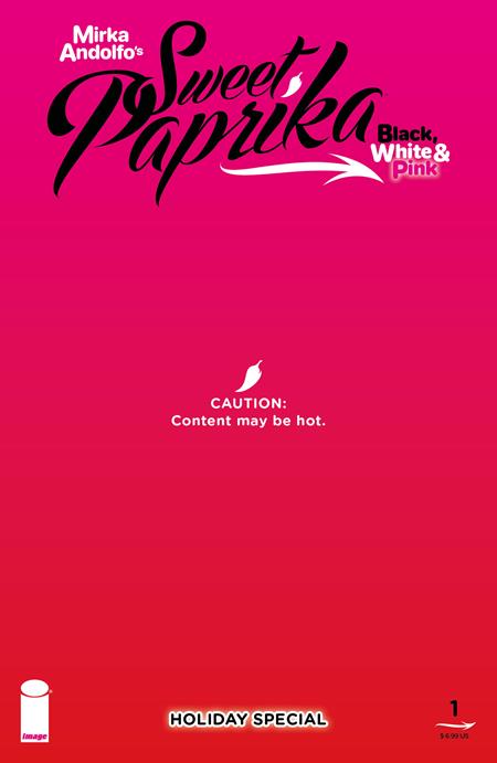 Mirka Andolfos Sweet Paprika Black White & Pink Holiday Special  | One Shot  E Mirka Andolfo Hot Cover Polybagged Var
