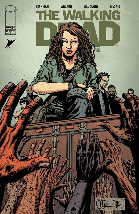 Walking Dead Deluxe #127  B Charlie Adlard & Dave Mccaig Var