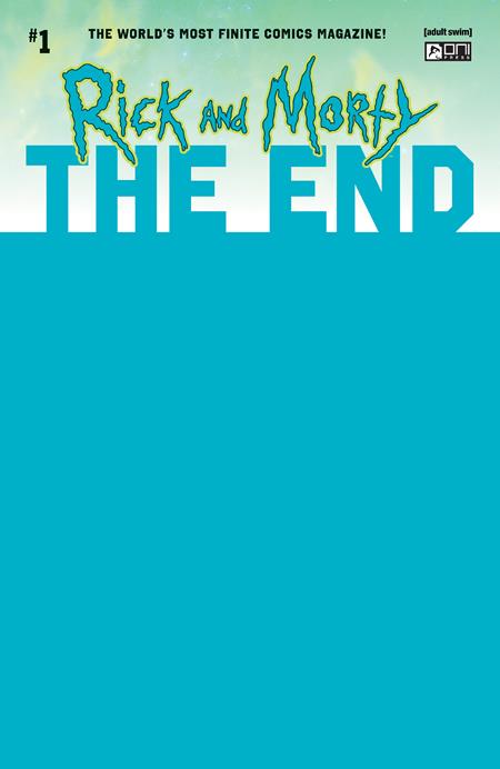 Rick And Morty The End #1  D Blue Sketch Var