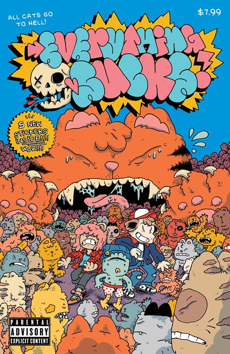 Everything Sucks All Cats Go To Hell Cardstock Foil  | One Shot image - Graphic Novels - Image - Pop Weasel